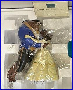 WDCC Tale As Old As Time BEAUTY AND THE BEAST NIB Sculpture with COA Walt Disney