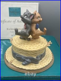 WDCC The Aristocsts Kickin' Kittens Toulouse & Berlioz With Box And COA