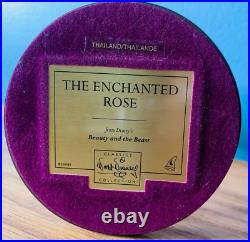 WDCC The Enchanted Rose Beauty and the Beast COA Walt Disney NIB Never Displayed