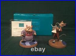 WDCC The Great Mouse Detective Basil & Dr. Watson Curious Clue + Box & COA