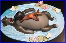 WDCC The Jungle Book's Baloo & Mowgli Jungle Harmony with Lithograph New in Box