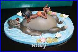 WDCC The Jungle Book's Baloo & Mowgli Jungle Harmony with Lithograph New in Box