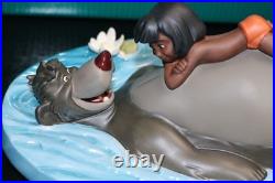 WDCC The Jungle Book's Baloo & Mowgli Jungle Harmony with Lithograph New in Box