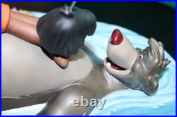 WDCC The Jungle Book's Baloo & Mowgli Jungle Harmony with Lithograph New in Box