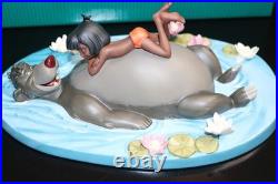 WDCC The Jungle Book's Baloo & Mowgli Jungle Harmony with Lithograph New in Box