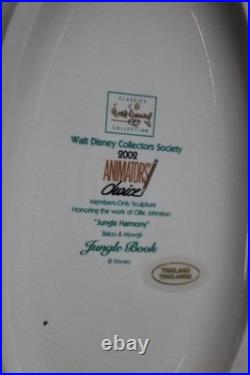 WDCC The Jungle Book's Baloo & Mowgli Jungle Harmony with Lithograph New in Box