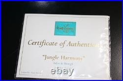 WDCC The Jungle Book's Baloo & Mowgli Jungle Harmony with Lithograph New in Box