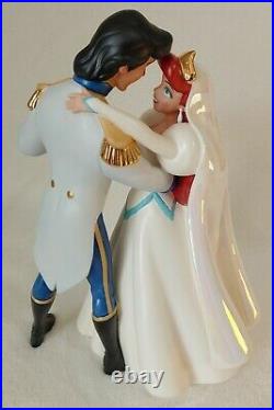 WDCC The Little Mermaid Ariel Eric Two Worlds One Heart Wedding Disney Figurine