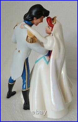 WDCC The Little Mermaid Ariel Eric Two Worlds One Heart Wedding Disney Figurine