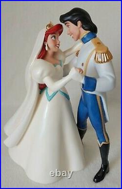 WDCC The Little Mermaid Ariel Eric Two Worlds One Heart Wedding Disney Figurine