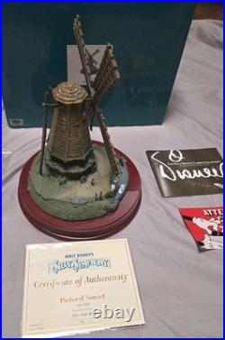 WDCC The Old Mill 70th Anniversary Pastoral Sunset WithBox & COA