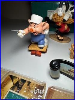 WDCC Three Little Pigs Complete Set Of 5 With Boxes & COAs