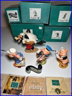 WDCC Three Little Pigs Complete Set Of 5 With Boxes & COAs WDCC Three Little Pigs Complete Set Of 5 With Boxes & COAs