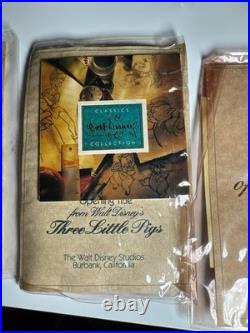 WDCC Three Little Pigs Complete Set Of 5 With Boxes & COAs WDCC Three Little Pigs Complete Set Of 5 With Boxes & COAs