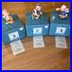 WDCC Three Little Pigs Set COA Toot My Flute Play My Fiddle Work No Play MINT