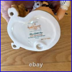 WDCC Three Little Pigs Set COA Toot My Flute Play My Fiddle Work No Play MINT