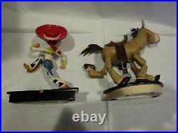 WDCC Toy Story 2 Jessie & Bullseye Yeee-ha! Ride Like The Wind COAs Box HTF RARE