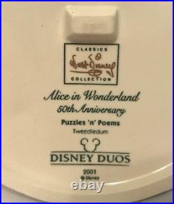 WDCC Tweedle Dee & Tweedle Dum Riddles'n' Rhymes and Puzzles'n' Poems NIB