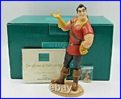 WDCC Village Heartthrob Gaston from Beauty and the Beast in Box COA and Pin