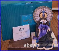 WDCC Villians Enthroned Evil Queen Snow White Walt Disney COA Original Box #665