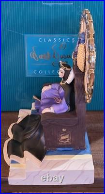 WDCC Villians Enthroned Evil Queen Snow White Walt Disney COA Original Box #665