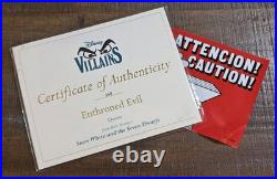 WDCC Villians Enthroned Evil Queen Snow White Walt Disney COA Original Box #665