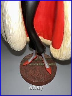 WDCC WALT DISNEY CLASSIC COLLECTION 1995 CRUELLA DE VIL FIGURINE WithBOX AND COA