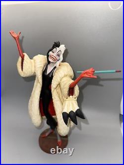 WDCC WALT DISNEY CLASSIC COLLECTION 1995 CRUELLA DE VIL FIGURINE WithBOX AND COA