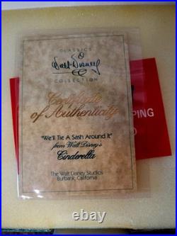 WDCC WE'LL TIE A SASH AROUND IT Cinderella Birds Box COA Walt Disney Classics