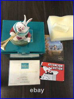 WDCC Walt Disney Alice In Wonderland White Rabbit Royal Fanfare With COA #123007