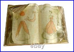 WDCC Walt Disney Classic Collection Cinderella's Sewing Book With Stand Box COA