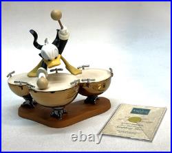 WDCC Walt Disney Classic Collection Symphony Hour Donald's Drum Beat with COA Box