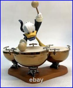 WDCC Walt Disney Classic Collection Symphony Hour Donald's Drum Beat with COA Box