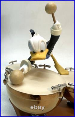 WDCC Walt Disney Classic Collection Symphony Hour Donald's Drum Beat with COA Box
