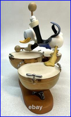 WDCC Walt Disney Classic Collection Symphony Hour Donald's Drum Beat with COA Box