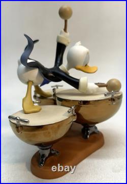 WDCC Walt Disney Classic Collection Symphony Hour Donald's Drum Beat with COA Box