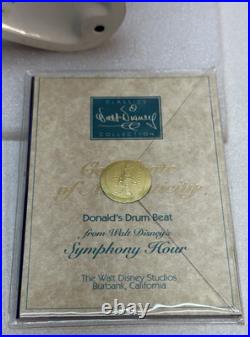 WDCC Walt Disney Classic Collection Symphony Hour Donald's Drum Beat with COA Box