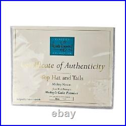 WDCC Walt Disney Classics All Dolled Up Top Hat and Tails COA Box 1228707