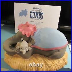 WDCC Walt Disney Classics Baby Mine Dumbo and Momma Mrs Jumbo COA and Lithograph