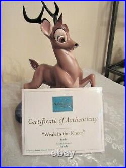 WDCC Walt Disney Classics Collection Bambi Weak in the Knees 60th Anniv COA