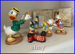 WDCC Walt Disney Classics Collection Donald Duck MR. Duck Steps Out 5 pcs set