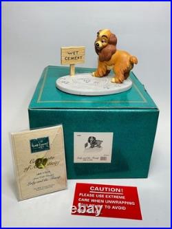 WDCC Walt Disney Classics Collection Lady And The Tramp w Boxes COA NIB