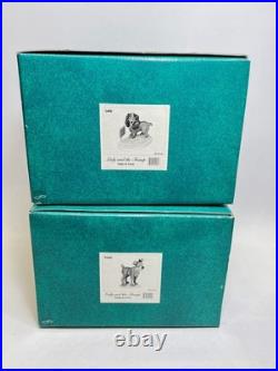 WDCC Walt Disney Classics Collection Lady And The Tramp w Boxes COA NIB