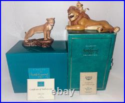 WDCC Walt Disney Classics Collection Lion King Pals Forever & Nala. One Repair