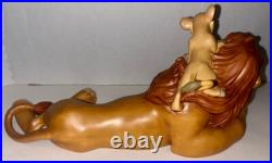 WDCC Walt Disney Classics Collection Lion King Pals Forever & Nala. One Repair