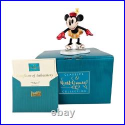 WDCC Walt Disney Classics Collection Minnie Mouse On Ice Whee! With Box & COA