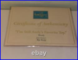 WDCC Walt Disney Classics Collection Woody I'm Still Andy's Favorite Toy COA Box