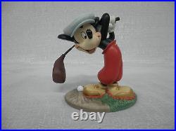WDCC Walt Disney Classics Mickey Mouse Canine Caddy A Swell Day For A Game Golf