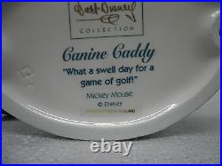 WDCC Walt Disney Classics Mickey Mouse Canine Caddy A Swell Day For A Game Golf