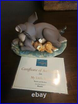 WDCC Walt Disney Classics My Little Bambi Bambi and Mother with coa